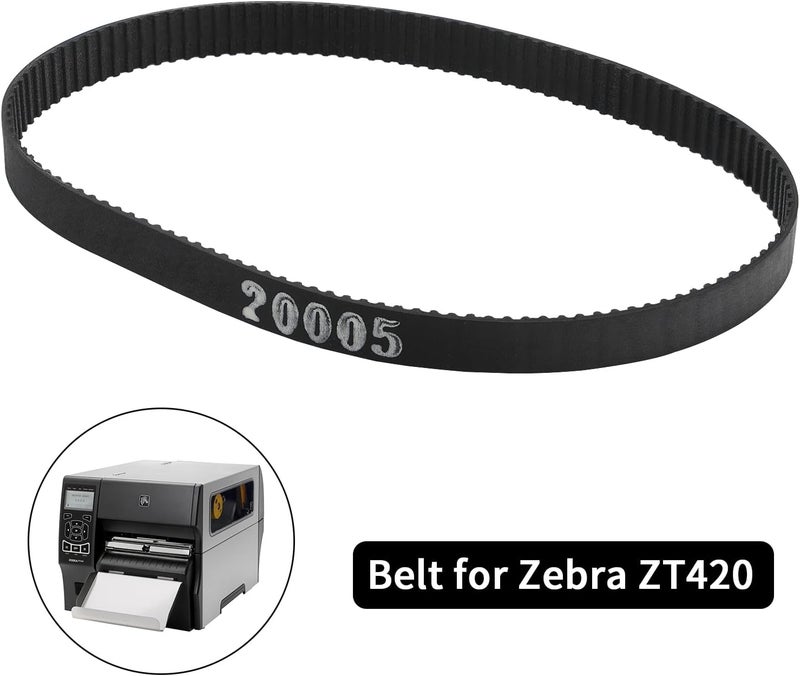eecee 79867M Main Drive Belt for Zebra ZT410 ZT411 ZT420 ZT421 ZM400 ZM600 ZD410 Thermal Label Printer 300dpi 600dpi, Replacement Transfer Belt P/N:20005 - Image 2